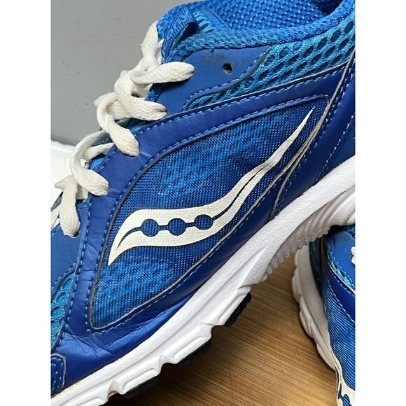 Saucony Grid Fiya Shoes Womens size 7 Blue White 15147-4 Running Sneaker - Picture 2 of 9